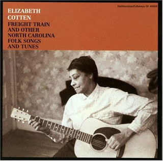 the album cover for Elizabeth Cotten - Freight Train & Other N.Carolina Folk Songs