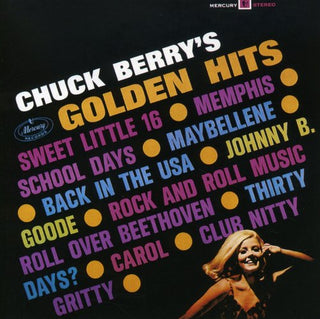 the album cover for Chuck Berry - Golden Rock Hits of Chuck Berry