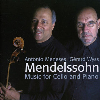 the album cover for Antonio Meneses - Music for Cello & Piano