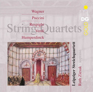 the album cover for Wagner/Puccini/Verdi/Respighi - String Quartets