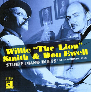 the album cover for Willie Smith the Lion - Stride Piano Duets