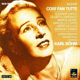 the album cover for Karl B Hm - Cosi Fan Tutte