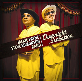 the album cover for Jackie Payne & The Steve Edmonson Band - Overnight Sensation