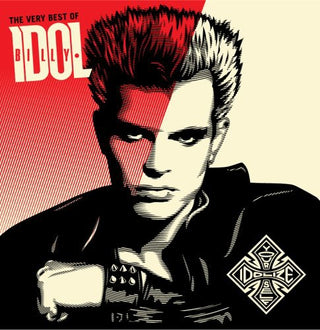 the album cover for Billy Idol - Very Best of Idolize Yourself