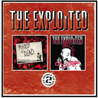 the album cover for Exploited - Punk's Not Dead/On Stage [Import]