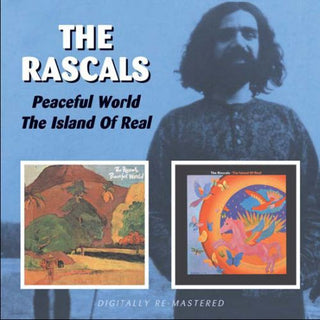the album cover for Rascals - Peaceful World/Island Of Real [Import]