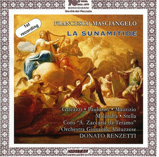 the album cover for Masciangelo / Galeazzi / Maurizio - La Sunamitide