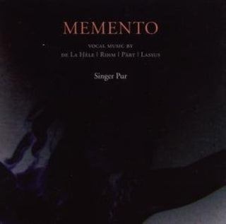 the album cover for Memento - Memento: Renaissance & Modern Sacred Works for
