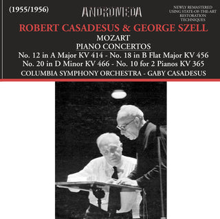 the album cover for Robert Casadesus /George - Klavierkonzerte 121820 & 10