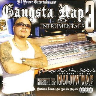 the album cover for Gangsta Rap Instrumentals Pt 3 - Gangsta Rap Instrumentals, Vol. 3