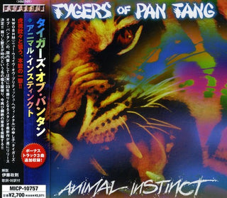 the album cover for Tygers Of Pan Tang - Animal Instinct