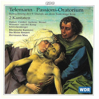 the album cover for Das Kleine Konzert - Passion Oratorio