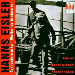 the album cover for H. EISLER - Works for Orchestra