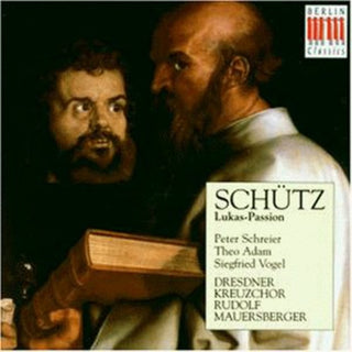 the album cover for H. SCHUTZ - St Luke Passion