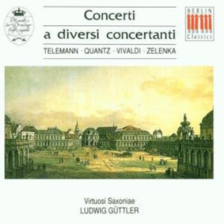 the album cover for G.P. Telemann - Concerti A Diversi Concertan