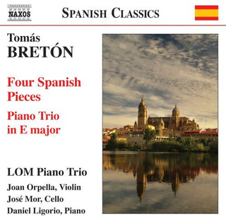 the album cover for T. BRETON - Four Spanish Pieces / Piano Trio in E Major