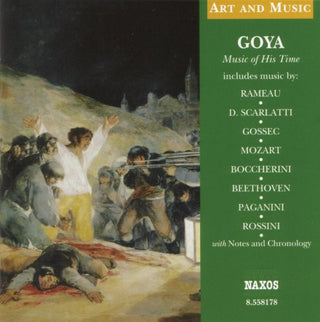 the album cover for Michael Halasz - Art & Music: Goya Music of His Time / Various