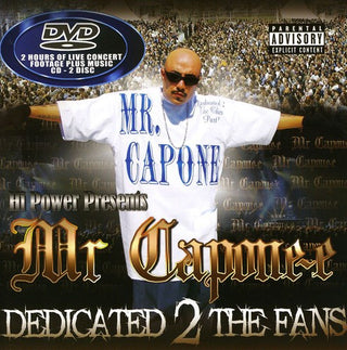 the album cover for Mr Capone-E - Dedicated 2 the Fans