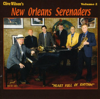 the album cover for Clive Wilson & The New Orleans Serenaders - Heart Full of Rhythm
