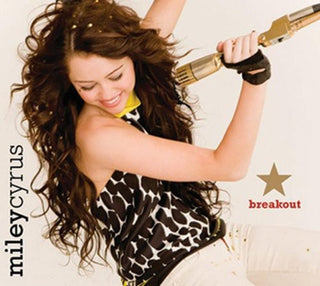 the album cover for Miley Cyrus - Breakout (Uk)