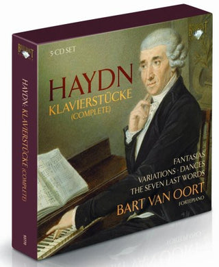 the album cover for J. HAYDN - Klavierstuke