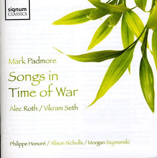 the album cover for A. Roth - Songs in Time of War