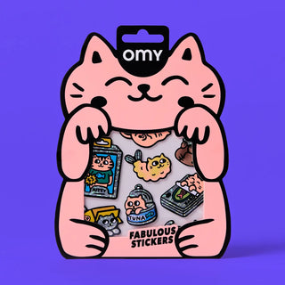 OMY Big Kitty Stickers