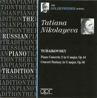 the album cover for Tatiana Nikolayeva - Russian Piano Tradition