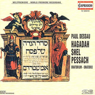 the album cover for P. DESSAU - Hagadah Shel Pessach