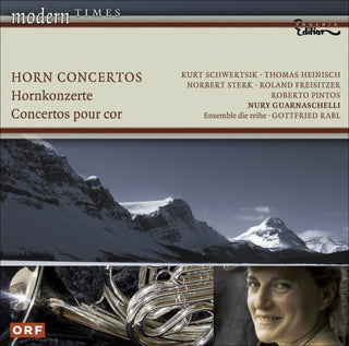the album cover for Nury Guarnaschelli - Horn Concertos