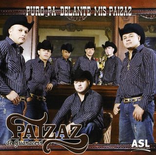 the album cover for Paizaz De Guanacevi - Puro Pa'Delante Mis Paizaz