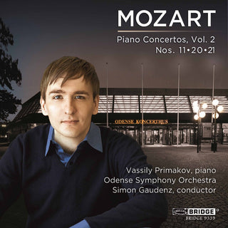 the album cover for Vassily Primakov - Mozart Piano Concertos 2