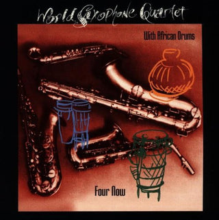 the album cover for World Saxophone Quartet - Four Now