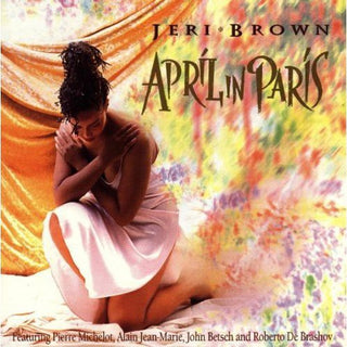 the album cover for Jeri Brown - April in Paris