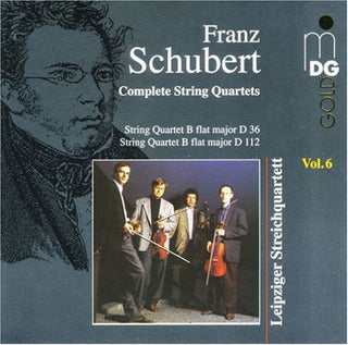 the album cover for F. SCHUBERT - String Quartets 6