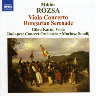 the album cover for Gilad Karni - Viola Concerto / Hungarian Serenade
