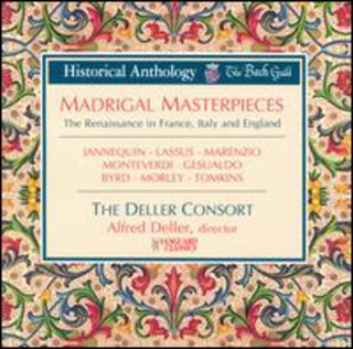 the album cover for The Deller Consort - Madrigal Masterpieces