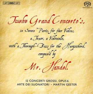 the album cover for Martin Gester - Twelve Grand Concertos