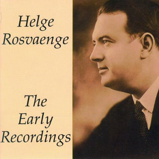 the album cover for HELGE ROSVAENGE - Early Recordings 1