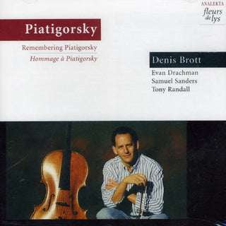 the album cover for Brott/Drachman/Sanders/Randall - Hommage a Piatigorsky