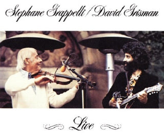 the album cover for Stephane Grappelli & David Grisman - Live