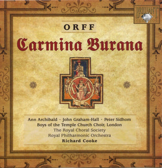 the album cover for C. Orff - Carmina Burana