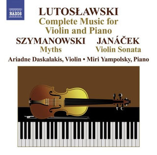 the album cover for Ariadne Daskalakis - Complete Works for Violin & Piano
