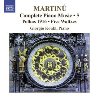 the album cover for Giorgio Koukl - Complete Piano Works 5
