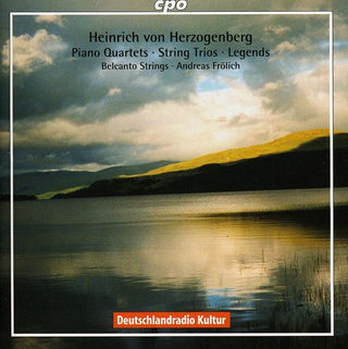 the album cover for Andreas Frolich - Piano Quartets / String Trios / Legends