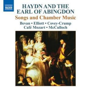 the album cover for CafÃ© Mozart - Haydn & the Earl of Abingdon / Various
