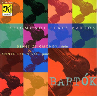 the album cover for Denes Zsigmondy - Bartok, B. : VN Sons