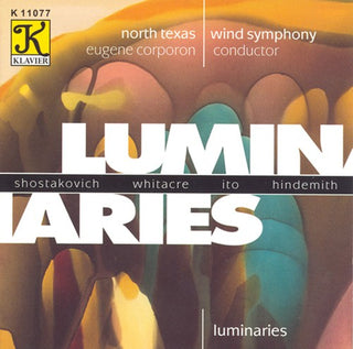 the album cover for North Texas Wind Symphony - Luminaries