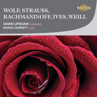 the album cover for Dawn Upshaw - Sings Wolf Strauss Rachmaninoff Ives & Weill