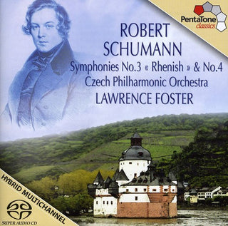 the album cover for Lawrence Foster - Symphonies 3 & 4